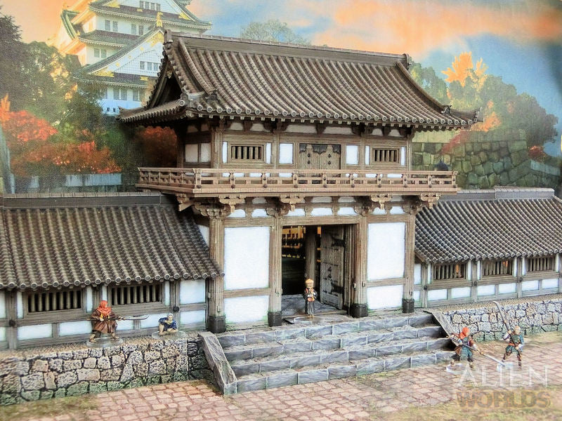 Samurai Temple Outer Gate – Feudal Japan Gate Terrain (28mm/32mm/40mm)
