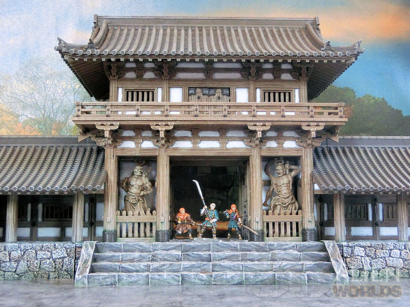 Samurai Temple Outer Gate – Feudal Japan Gate Terrain (28mm/32mm/40mm)