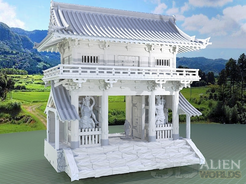 Samurai Temple Outer Gate – Feudal Japan Gate Terrain (28mm/32mm/40mm)