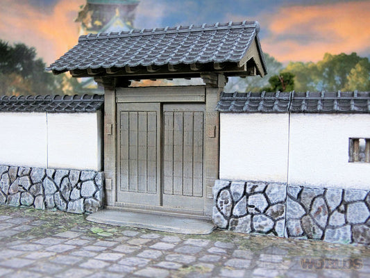 Samurai Stone Walls painted - Northern Foundry