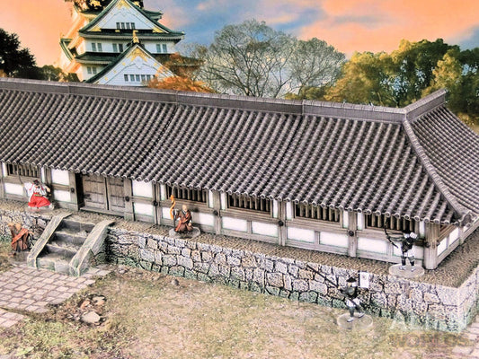 Samurai Temple Walls painted - Northern Foundry