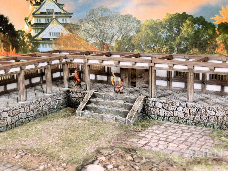 Samurai Temple Walls – Modular Feudal Japan Walls (28mm/32mm/40mm)