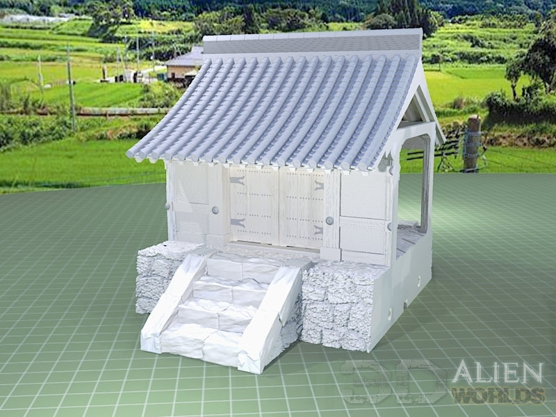 Samurai Temple Walls – Modular Feudal Japan Walls (28mm/32mm/40mm)
