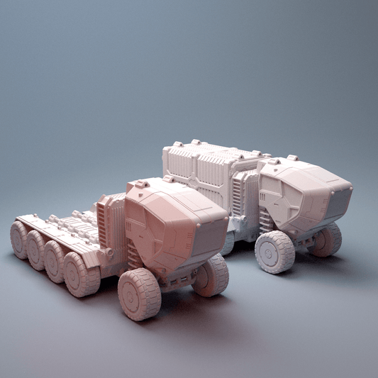 Shipping Container Set 4 Modular 28mm tabletop terrain