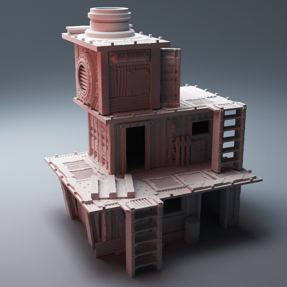 28mm UnderNidus District Sprawl Terrain Bundle (10 Buildings)