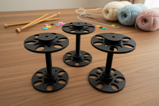 3-Pack Electric Spinner Bobbins: Fits 6mm Shafts (110.5mm)