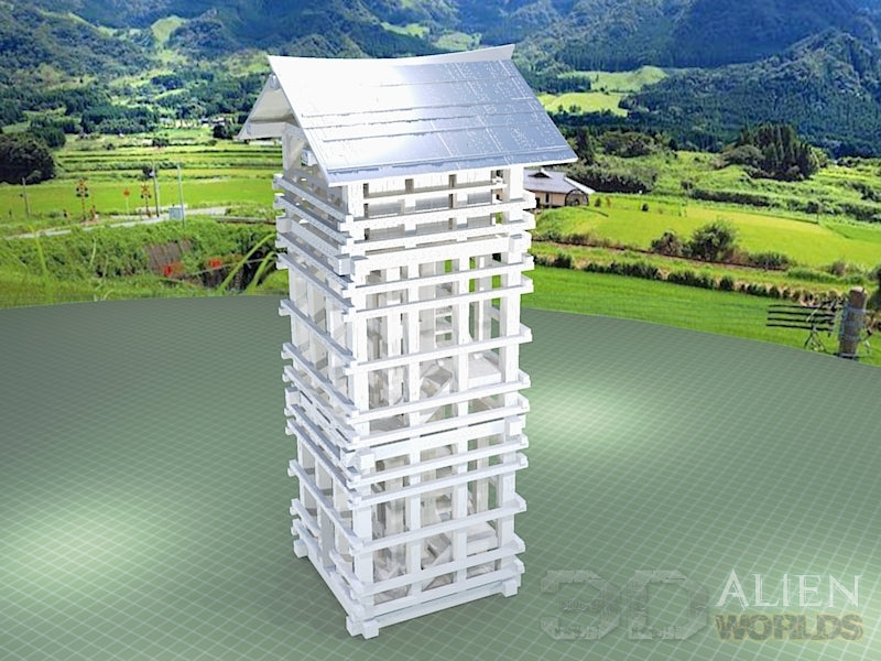 Samurai Watchtower – Feudal Japan Lookout Tower Terrain (28mm/32mm/40mm)
