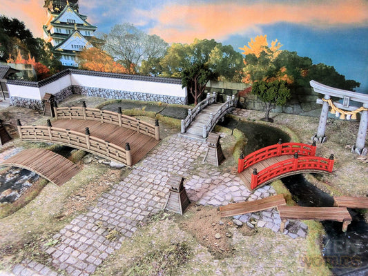 Samurai Bridges Set painted - Northern Foundry