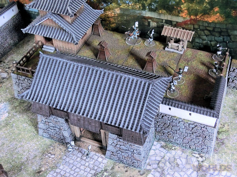 Samurai Castle Gatetower – Fortified Gate Terrain (28mm/32mm/40mm)