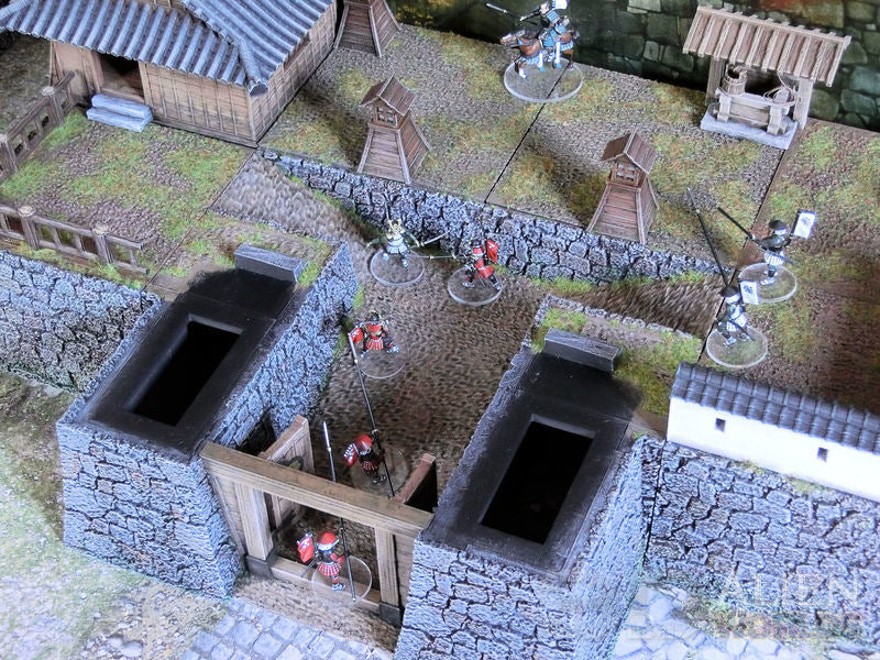 Samurai Castle Gatetower – Fortified Gate Terrain (28mm/32mm/40mm)