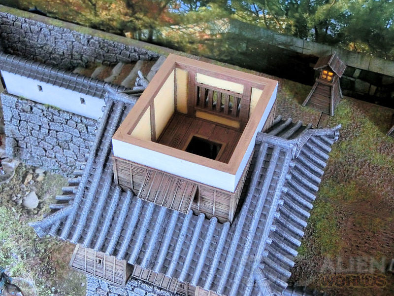 Samurai Castle Corner Tower – Fortified Yagura Terrain (28mm/32mm/40mm)