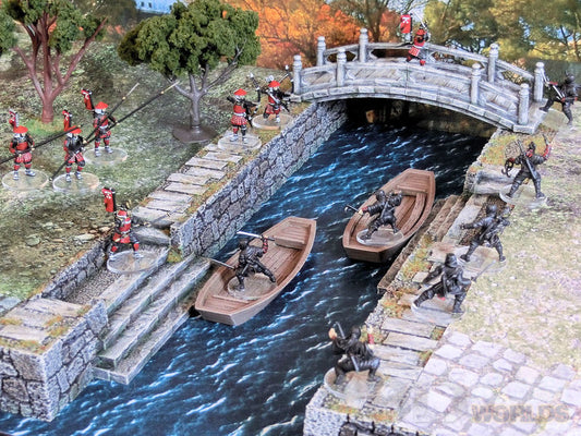 Samurai Canal Set painted - Northern Foundry