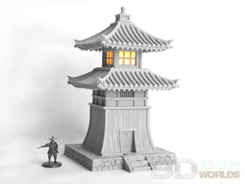 Samurai Lighthouse – Coastal Castle Terrain (28mm/32mm/40mm)