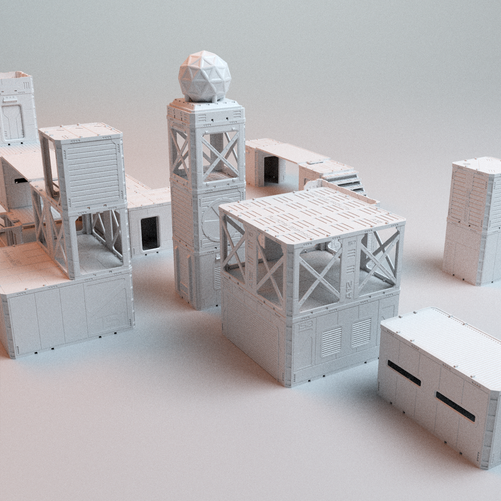 Frontline Eclipse Deadzone terrain set