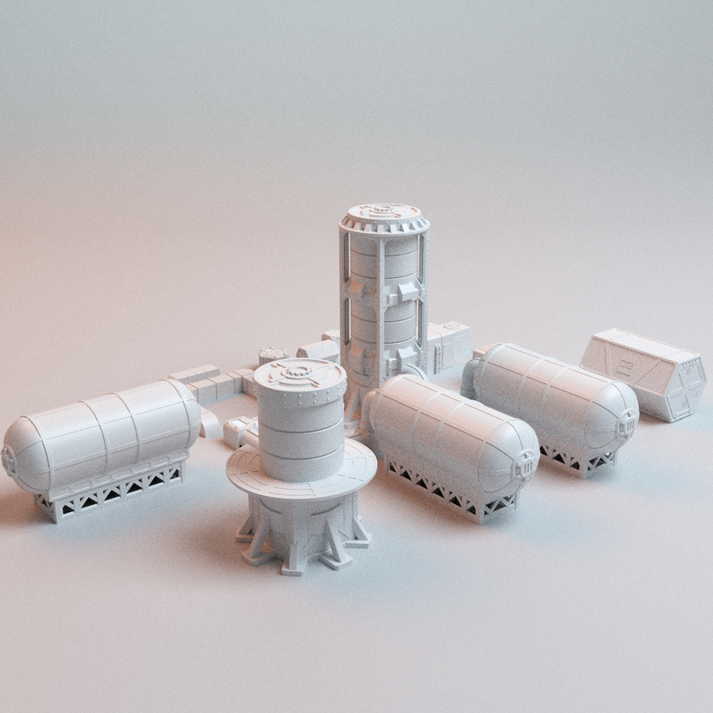 Hope's Reach scatter pack water tower fuel tank