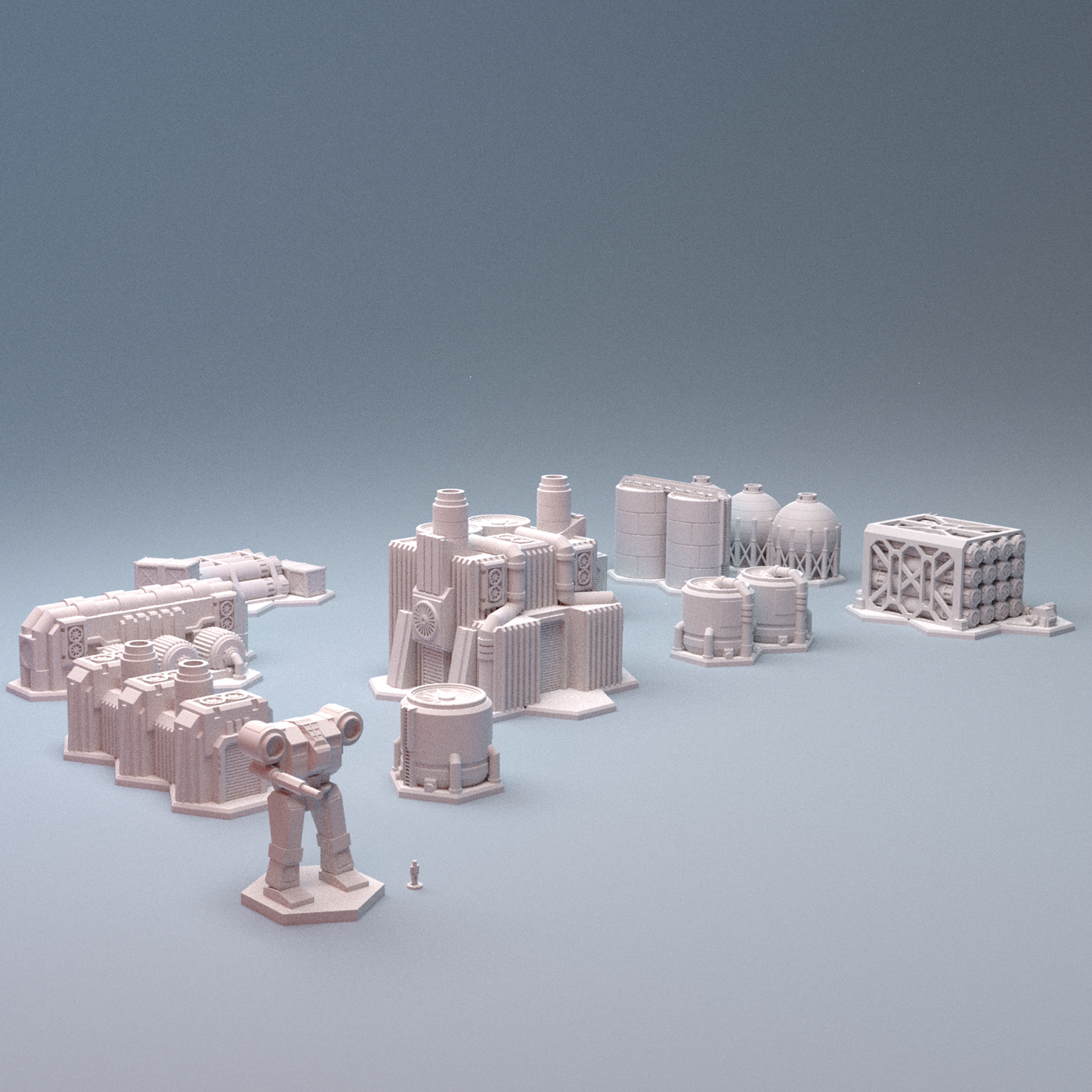 Mecha City Chemical Processing Plant 6mm