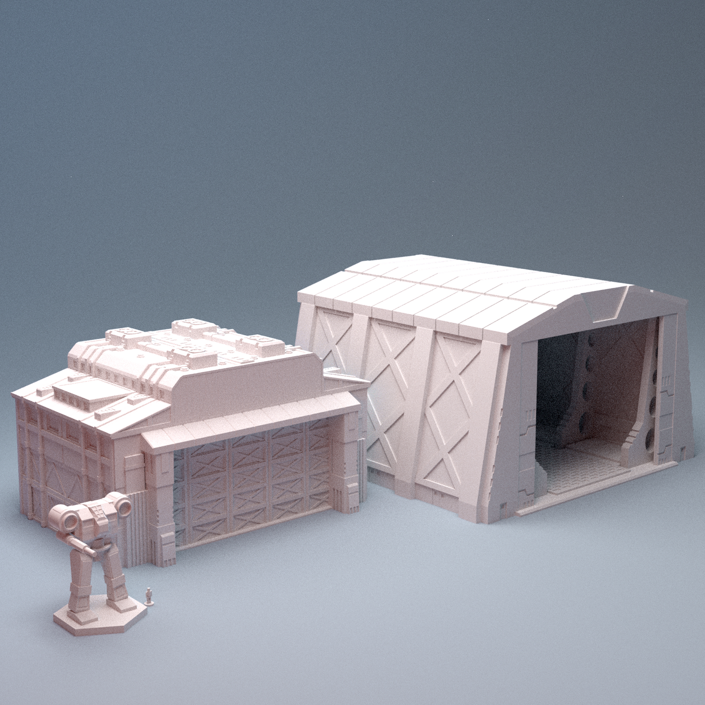 Mecha City Large Hangars 6mm