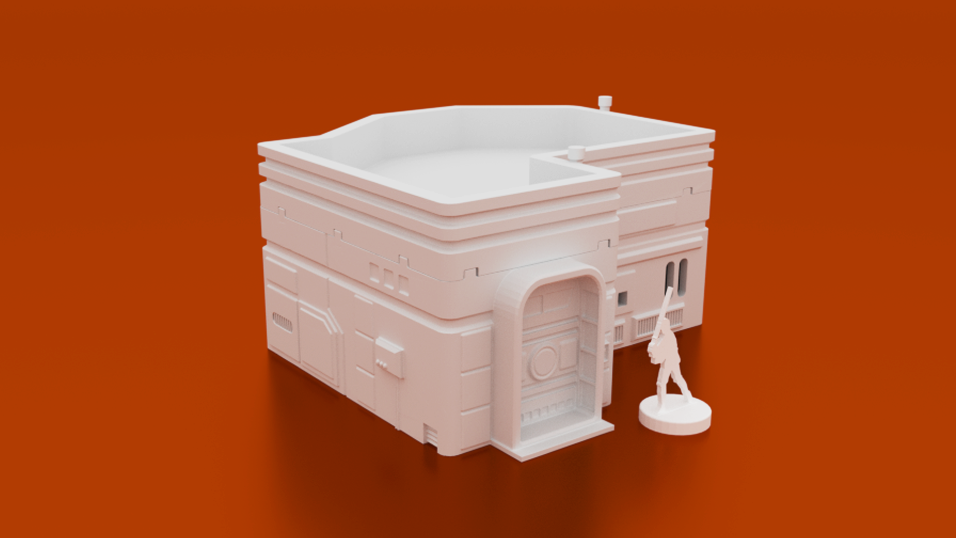 MidRim City medium house Legion terrain