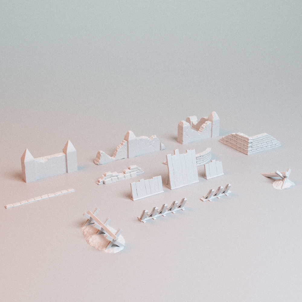 Trench Wars Barriers and Shrine