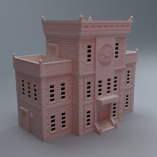 Urban Starter Phase 1 Bundle – 9 Modern City Buildings, Police Station & Scatter - Northern Foundry