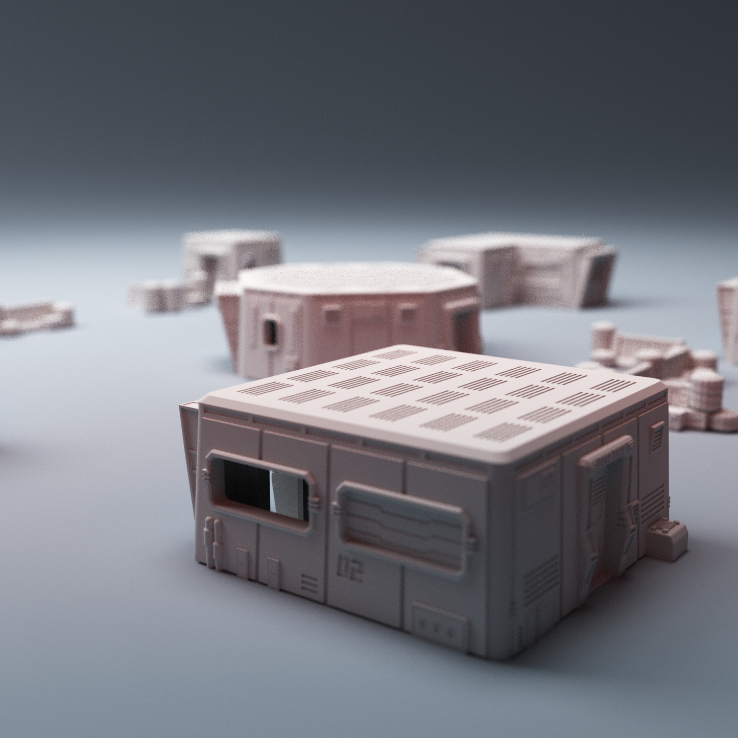 Uladh starport settlement wargaming terrain