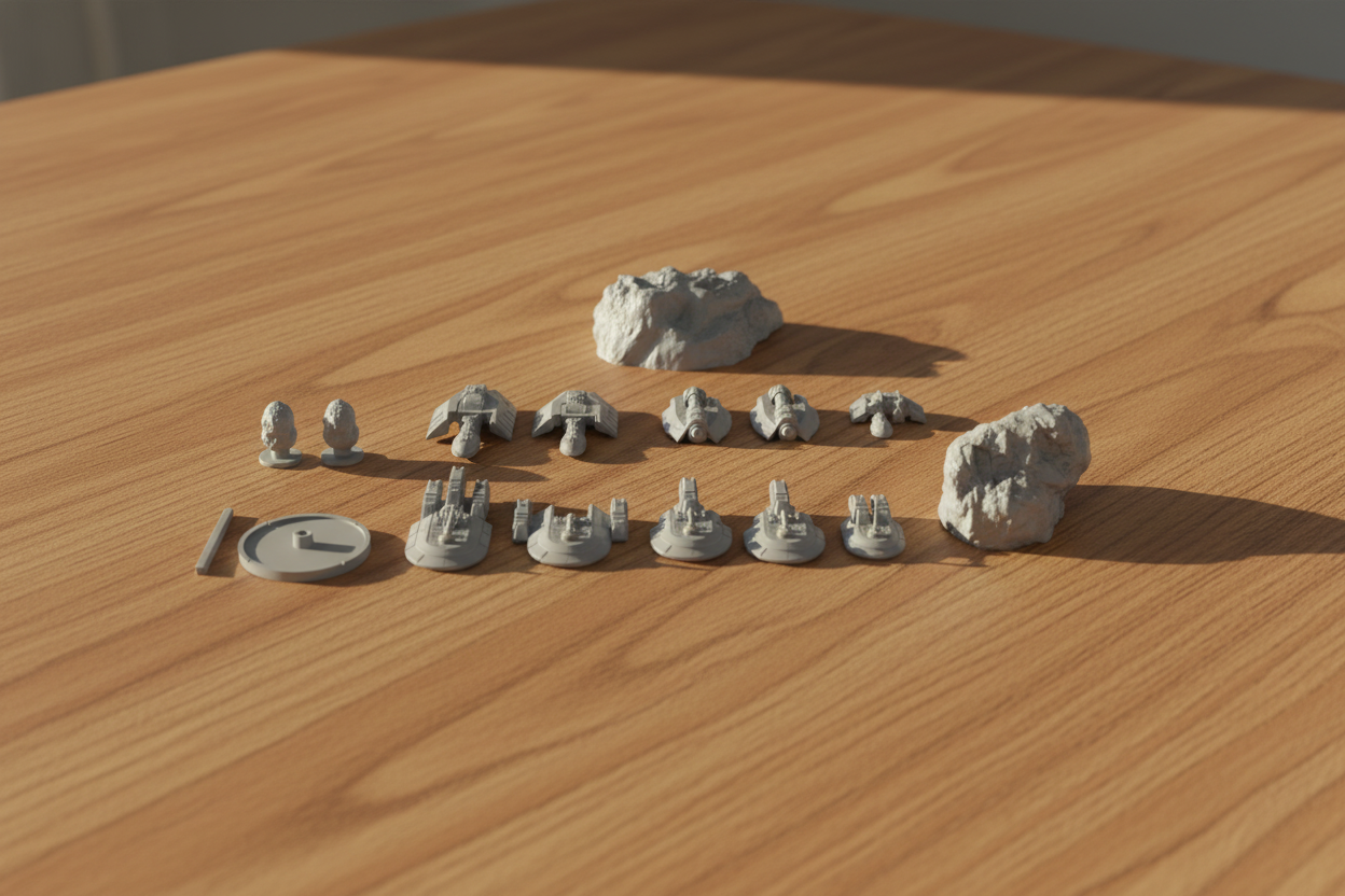 Battlefront Valkyrie Starter Fleet — Space Combat Miniatures — Fat Dragon Games