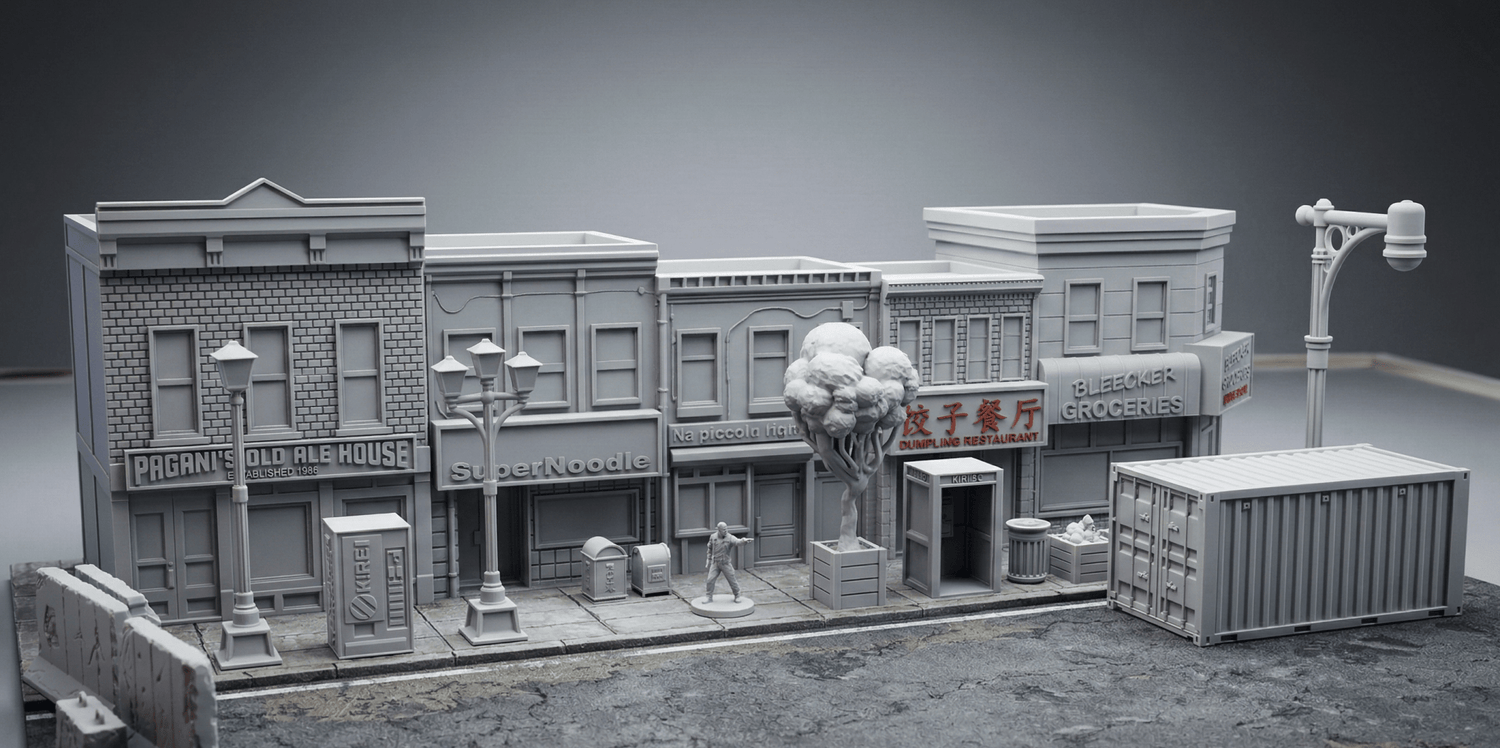 Dumpling Shop 40mm tabletop terrain building