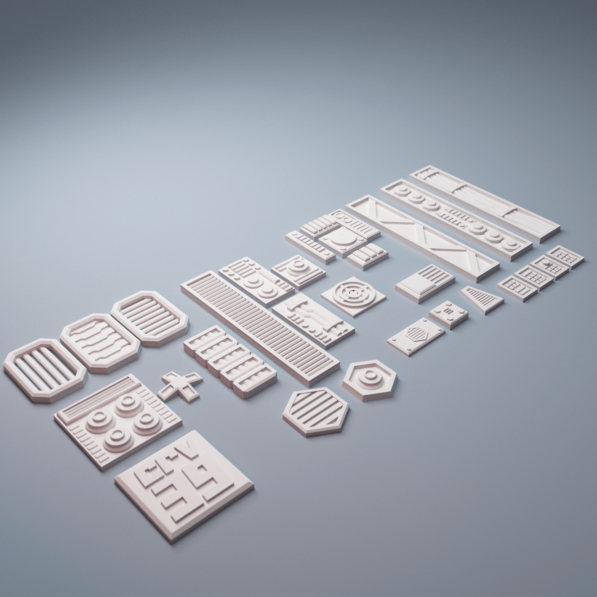 Cyberpunk Street Services Bundle – Garbage Truck, Scatter, Greebles & HoverBotz (28mm/40mm) - Northern Foundry
