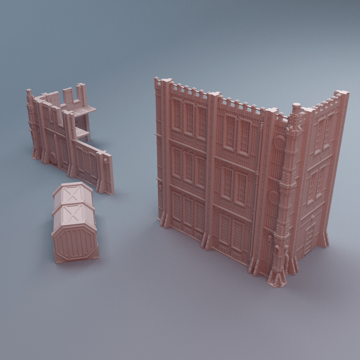 Grimdark Tournament Terrain Collection – Tertius, NekroWorld & Stratum WTC Sets (28mm/32mm/40mm) - Northern Foundry