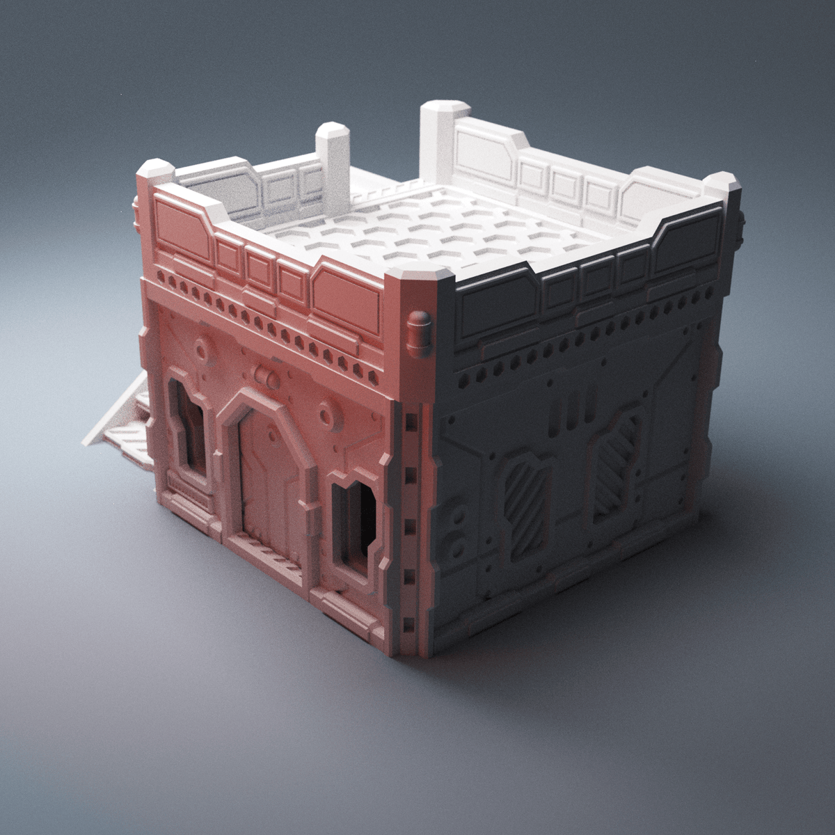 Halcyon Terminal Expansion – HT Alpha 1, Alpha 2 Objective Room & Colony Comms Tower (28mm/32mm/40mm) - Northern Foundry