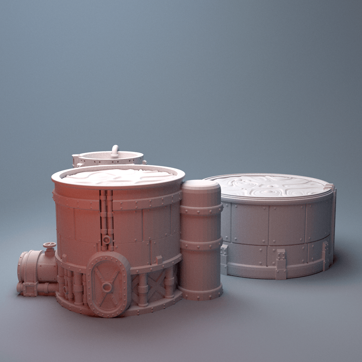 Industrial Chemworks Kill Zone Bundle – OpenLOCK Chemzone, DeathZone Tiles & Toxic Vats (28mm/32mm/40mm) - Northern Foundry