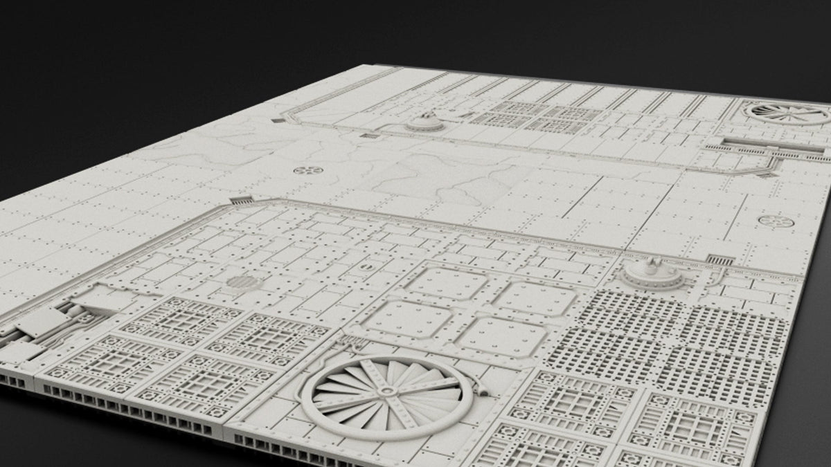 Industrial Chemworks Kill Zone Bundle – OpenLOCK Chemzone, DeathZone Tiles & Toxic Vats (28mm/32mm/40mm) - Northern Foundry