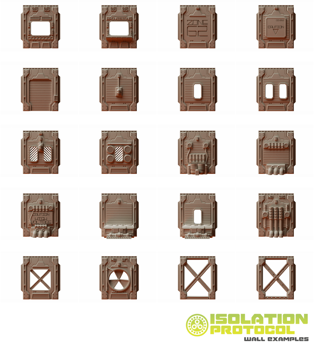 Isolation Protocol Modular Sci-Fi Terrain System – Interior & Base Builder (28mm/32mm) - Northern Foundry