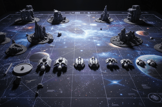 Kurgun Titan Fleet — Space Combat Miniatures — Fat Dragon Games — Battlefront Valkyrie