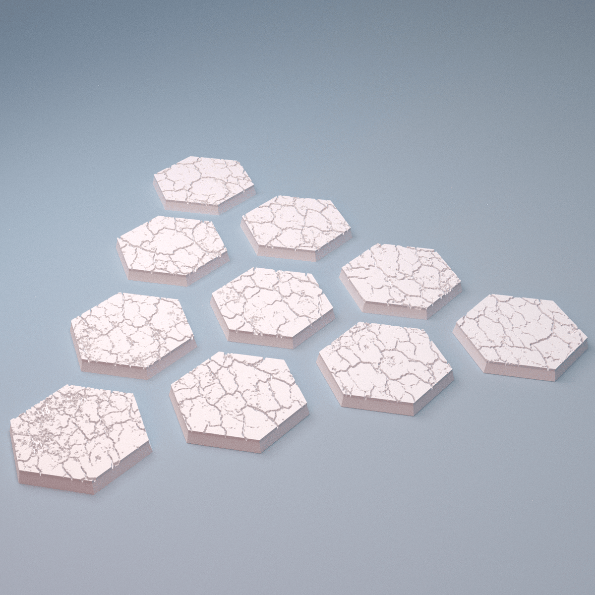 Mecha City Ruins & Streets Expansion – Wantrell Streets, Destroyed Buildings, Hex Bases & Hexplates (6mm) - Northern Foundry