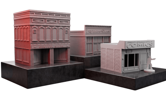 Urban Diner tabletop terrain