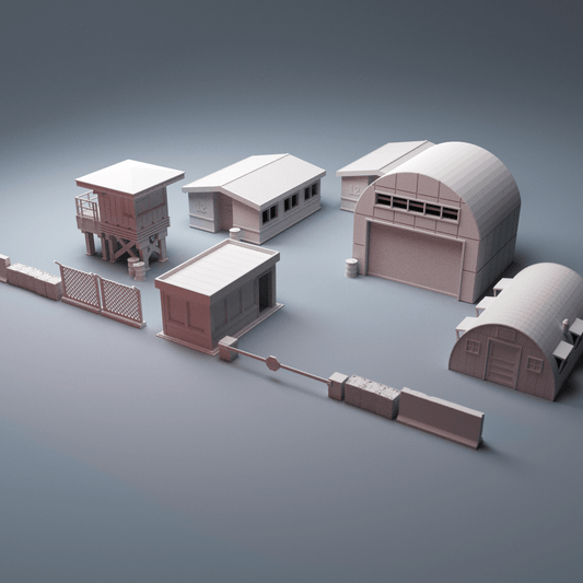 Modern Warfare Middle Eastern Combat Zone — FOB, Market &amp; Compound Terrain (28mm/32mm/40mm) - Northern Foundry