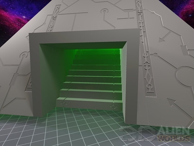 Necrontyr Pyramid – Alien Tomb-World Centerpiece (28mm/32mm/40mm) - Northern Foundry