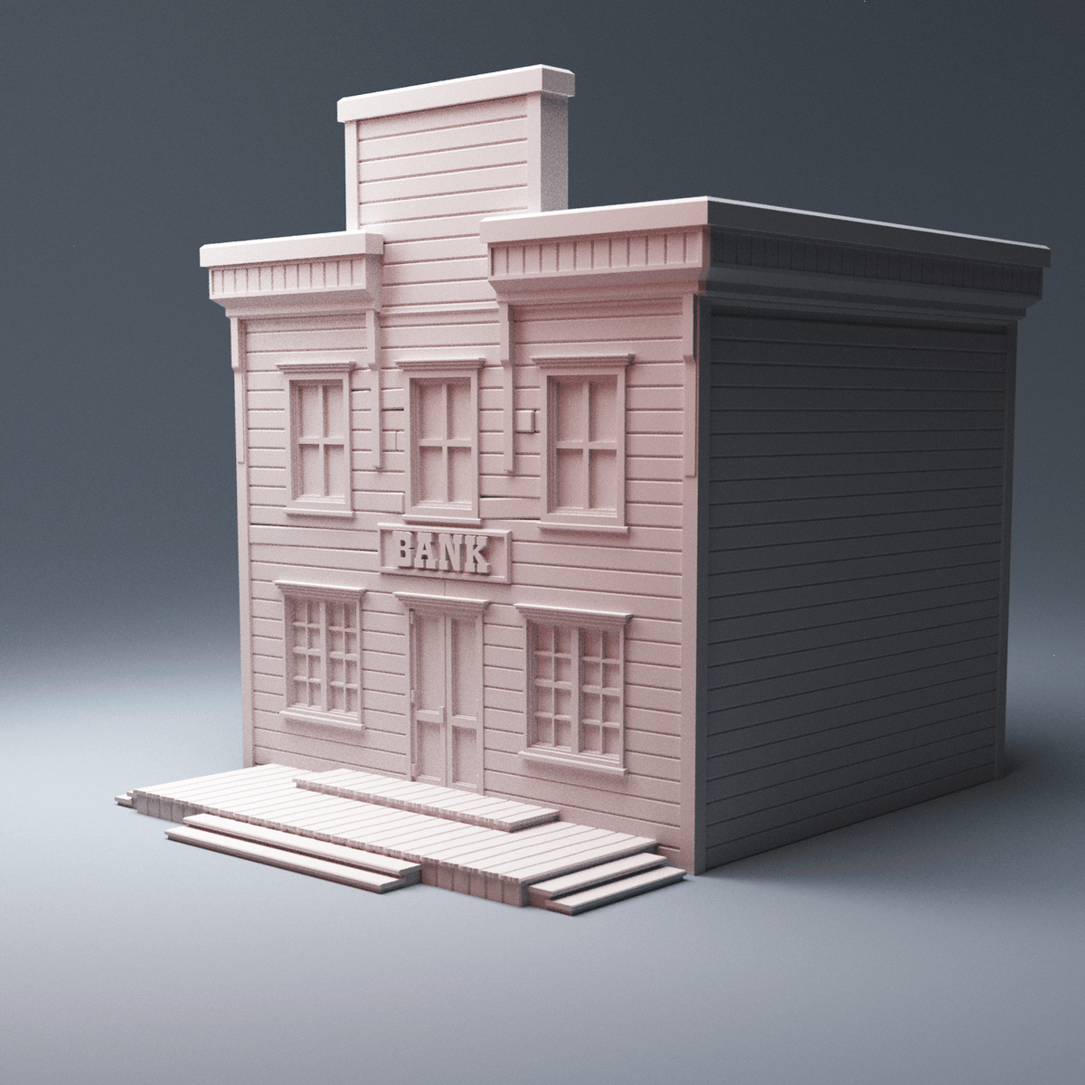 Old West Town Terrain Bundle – 6 Wild West Buildings (28mm, Dead Man's Hand) - Northern Foundry