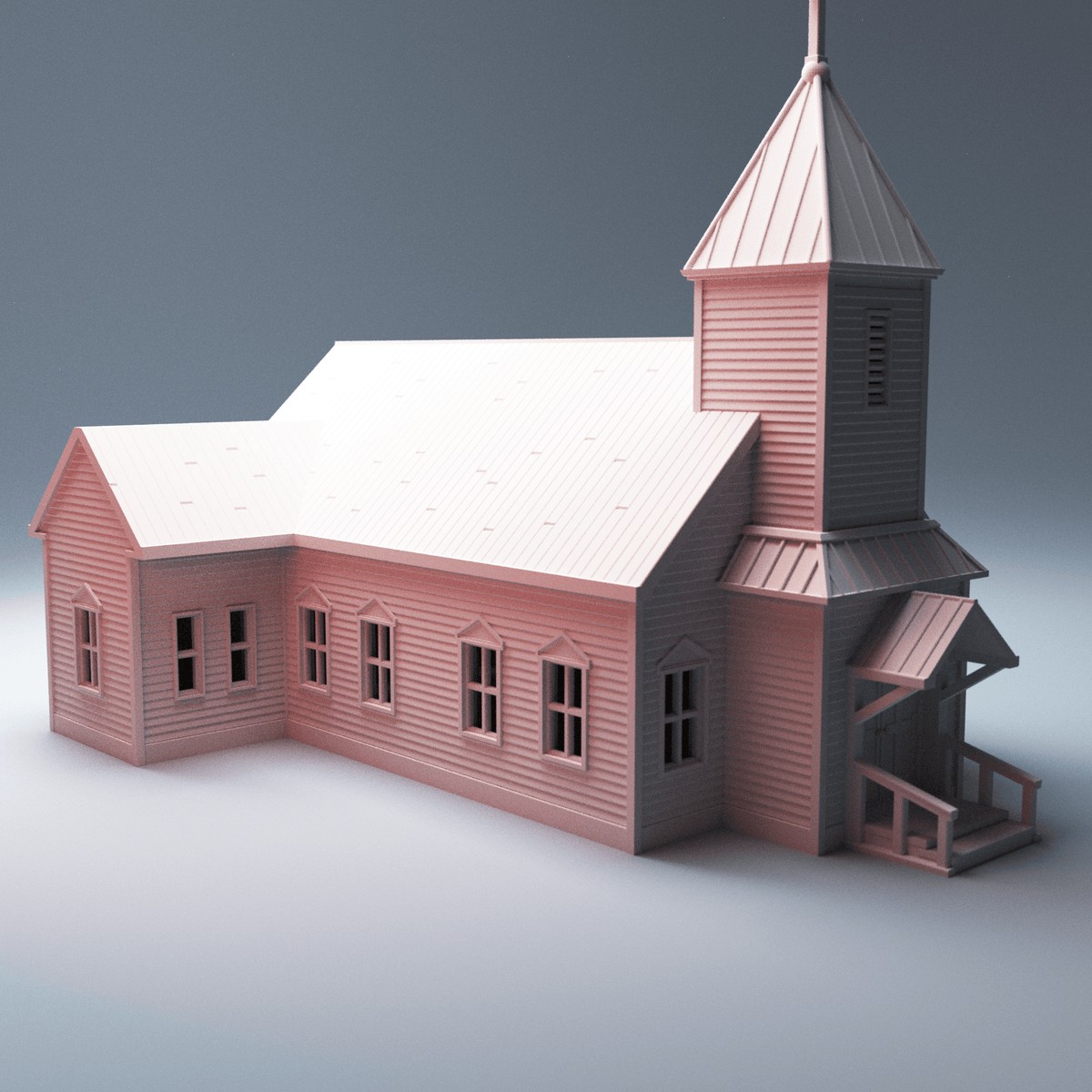 Old West Town Terrain Bundle – 6 Wild West Buildings (28mm, Dead Man's Hand) - Northern Foundry