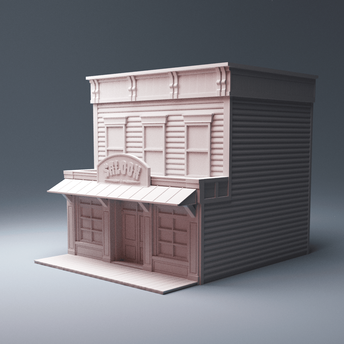 Old West Town Terrain Bundle – 6 Wild West Buildings (28mm, Dead Man's Hand) - Northern Foundry