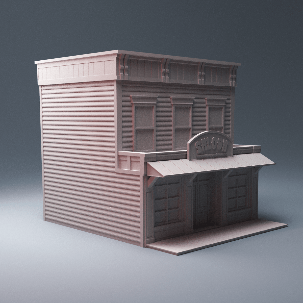 Old West Town Terrain Bundle – 6 Wild West Buildings (28mm, Dead Man's Hand) - Northern Foundry