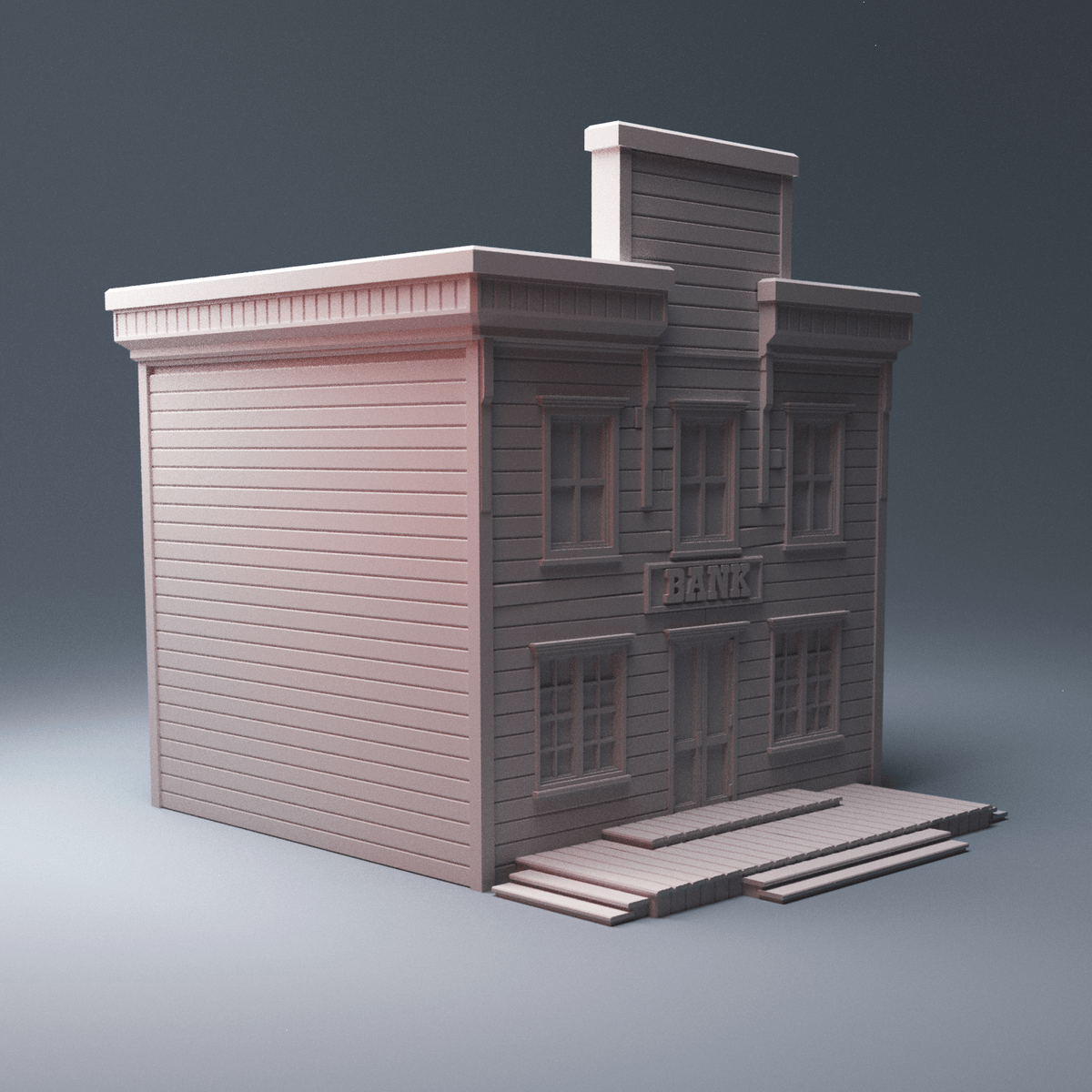 Old West Town Terrain Bundle – 6 Wild West Buildings (28mm, Dead Man's Hand) - Northern Foundry