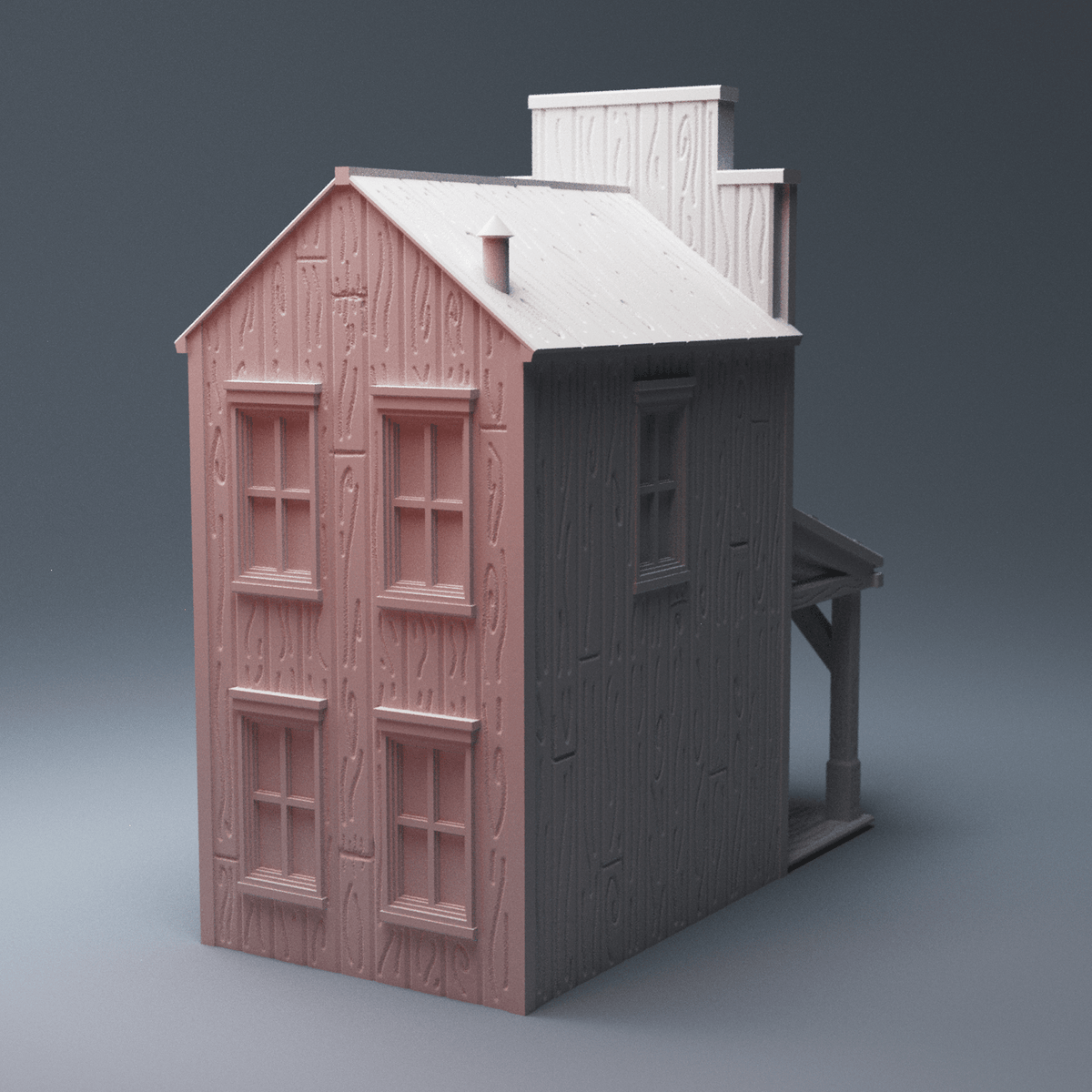 Old West Town Terrain Bundle – 6 Wild West Buildings (28mm, Dead Man's Hand) - Northern Foundry
