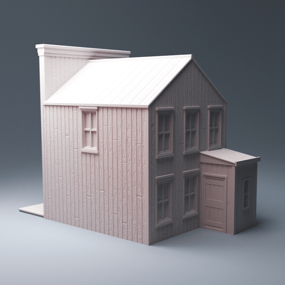 Old West Town Terrain Bundle – 6 Wild West Buildings (28mm, Dead Man's Hand) - Northern Foundry