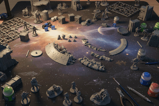 Orbital Battlefield — Space Station Wreckage & Scatter — Fat Dragon Games — Battlefront Valkyrie