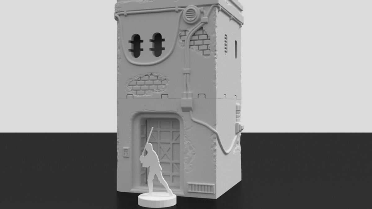 Pilgrim City Bundle – 7 Sci-Fi Holy City Buildings incl. Governor's Building (28mm/32mm/40mm) - Northern Foundry