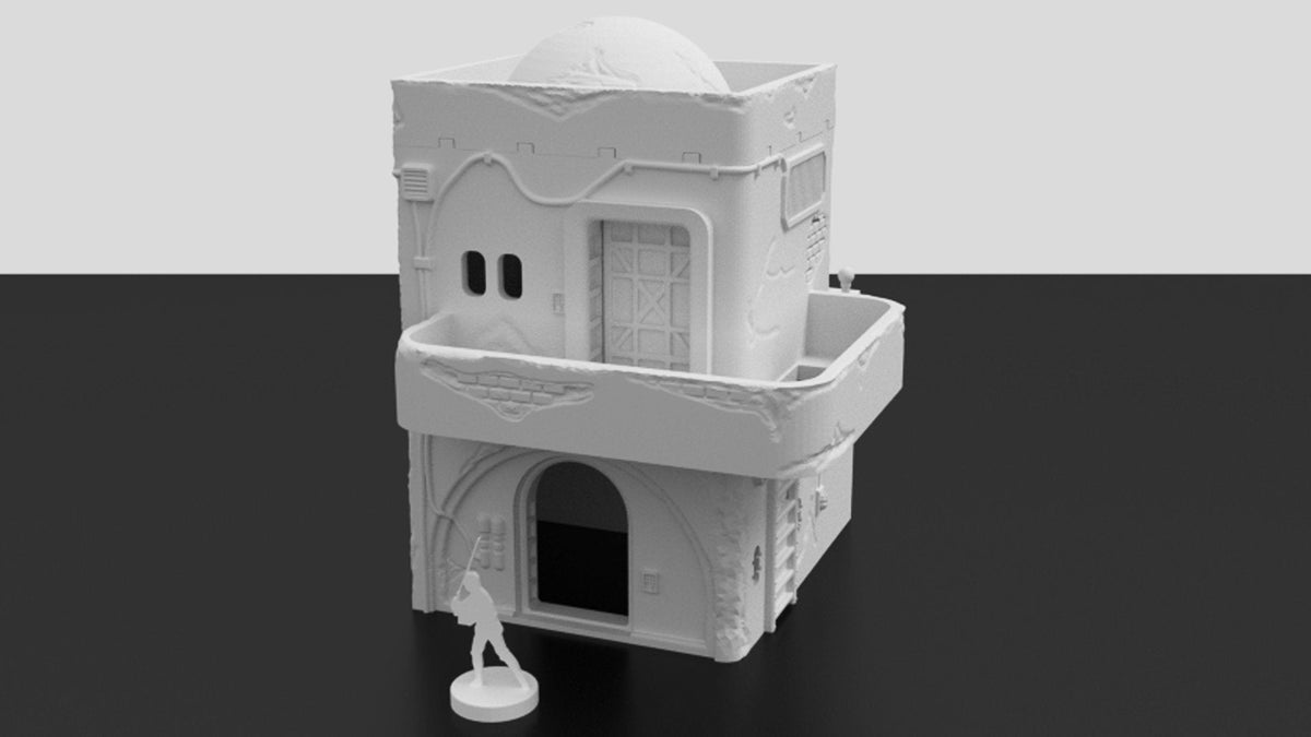 Pilgrim City Bundle – 7 Sci-Fi Holy City Buildings incl. Governor's Building (28mm/32mm/40mm) - Northern Foundry