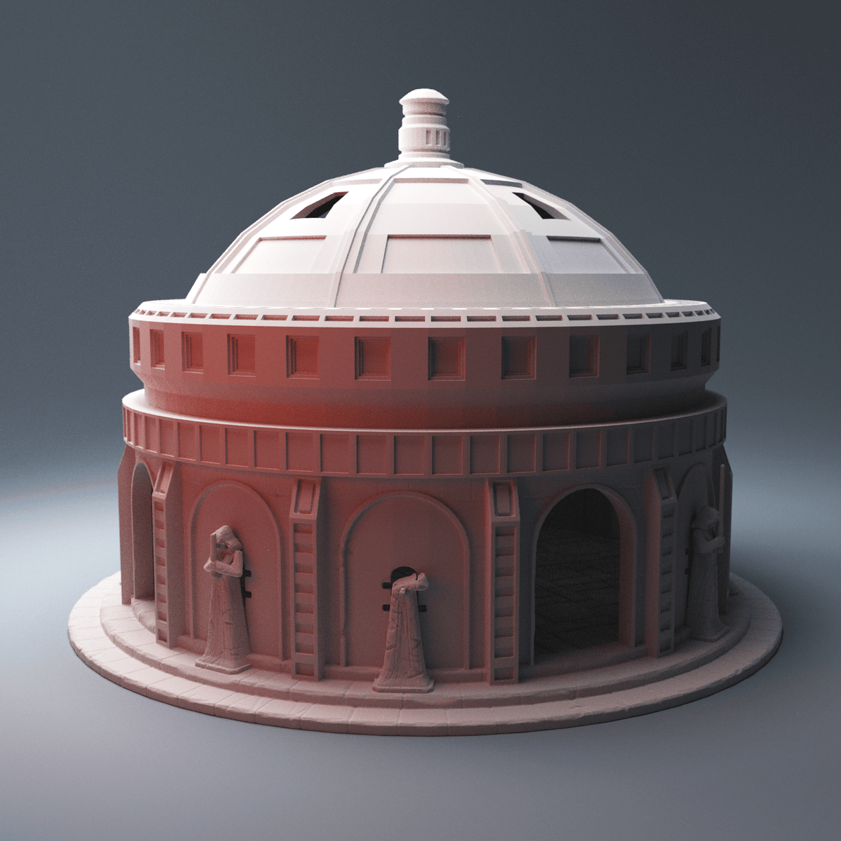 Pilgrim City Mega Terrain Bundle – 11 Sci-Fi Holy City Structures (28mm/40mm) - Northern Foundry