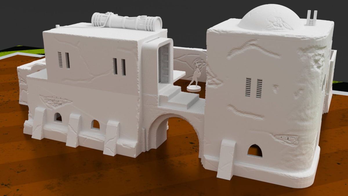 Pilgrim City Mega Terrain Bundle – 11 Sci-Fi Holy City Structures (28mm/40mm) - Northern Foundry